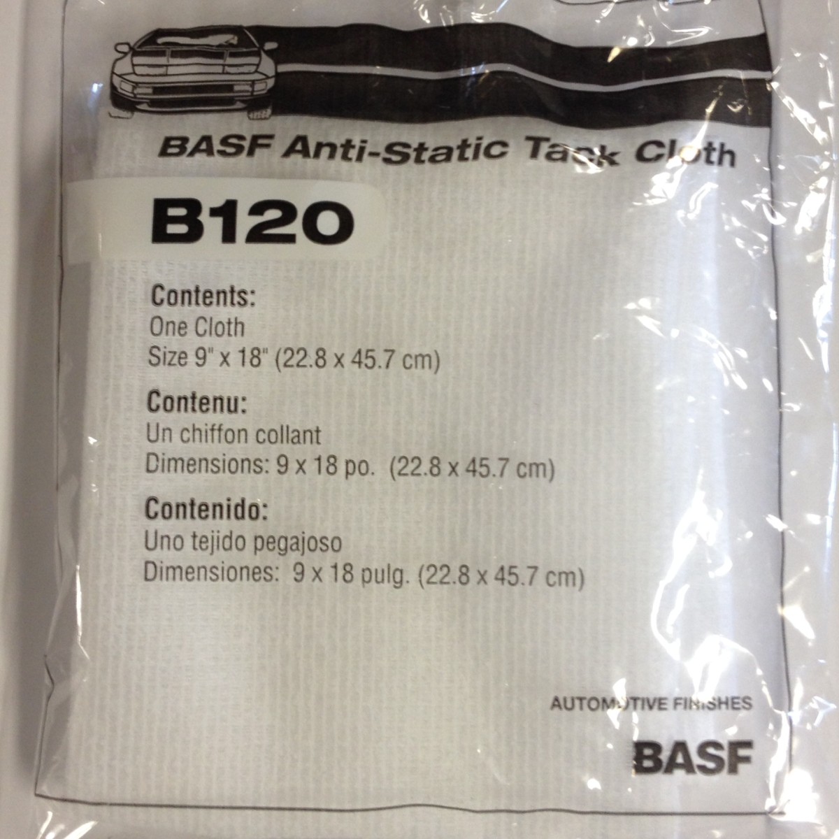 BASF B120 - Anti-Static Tack Cloths -Pack of 10 Cloths - FREE SHIPPING