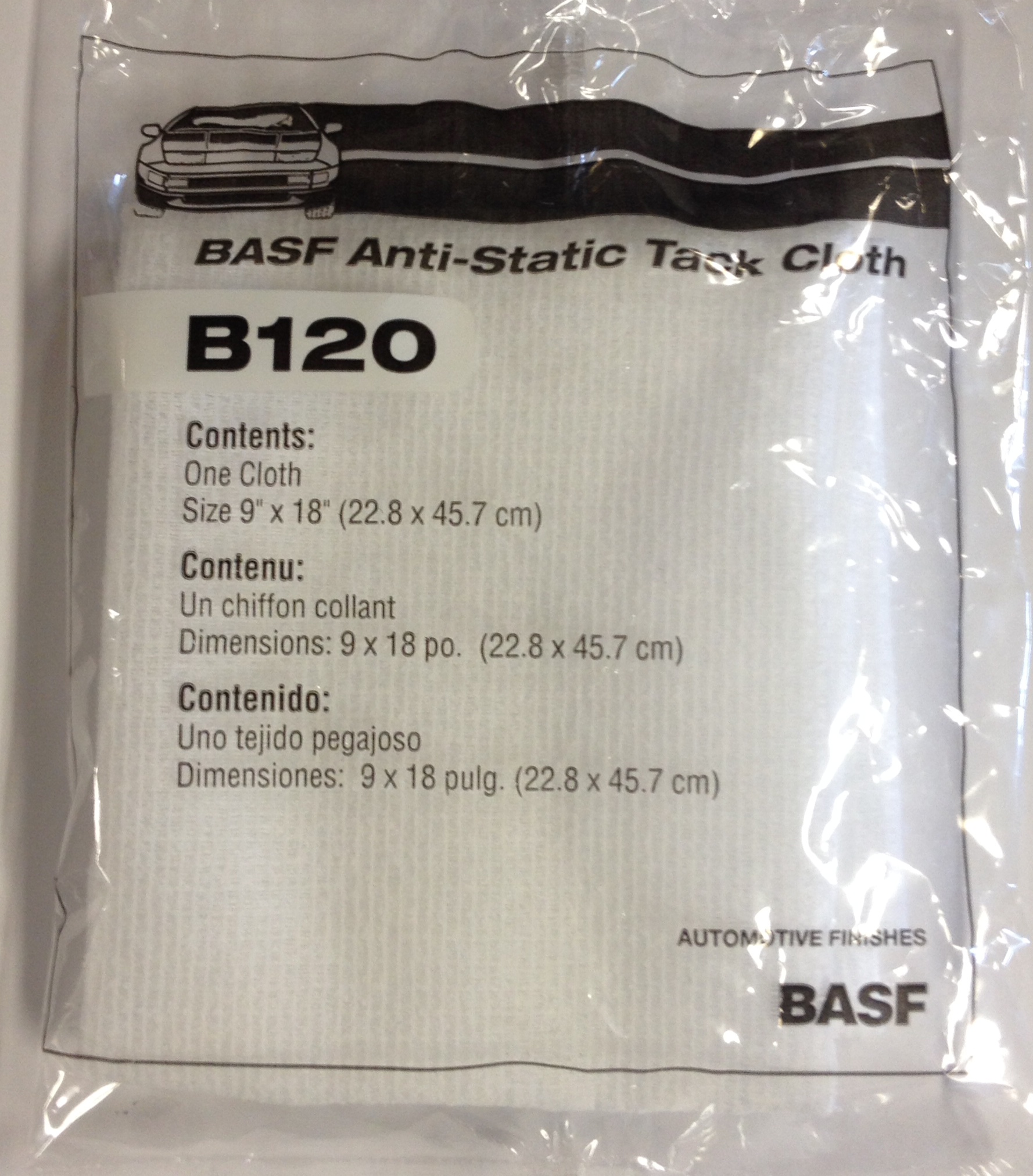 BASF B120 - Anti-Static Tack Cloths -Pack of 10 Cloths - FREE SHIPPING 