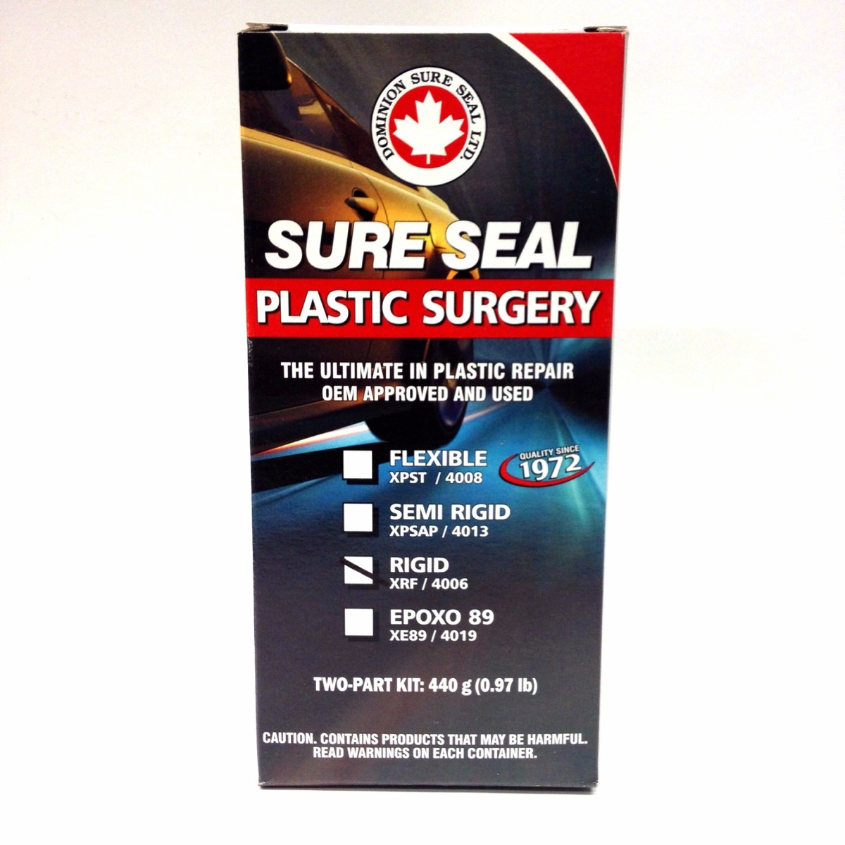 Dominion Sure Seal XRF Plastic Surgery Epoxy Adhesive Filler (Rigid
