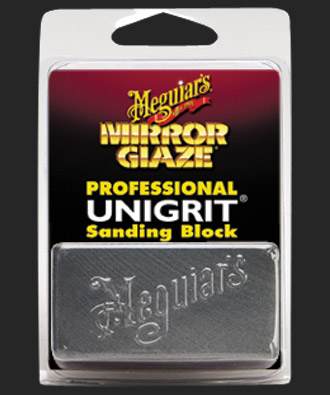 MEGUIAR'S K1500 - Mirror Glaze Unigrit Sanding Block, 1500 Grit - FREE  SHIPPING 