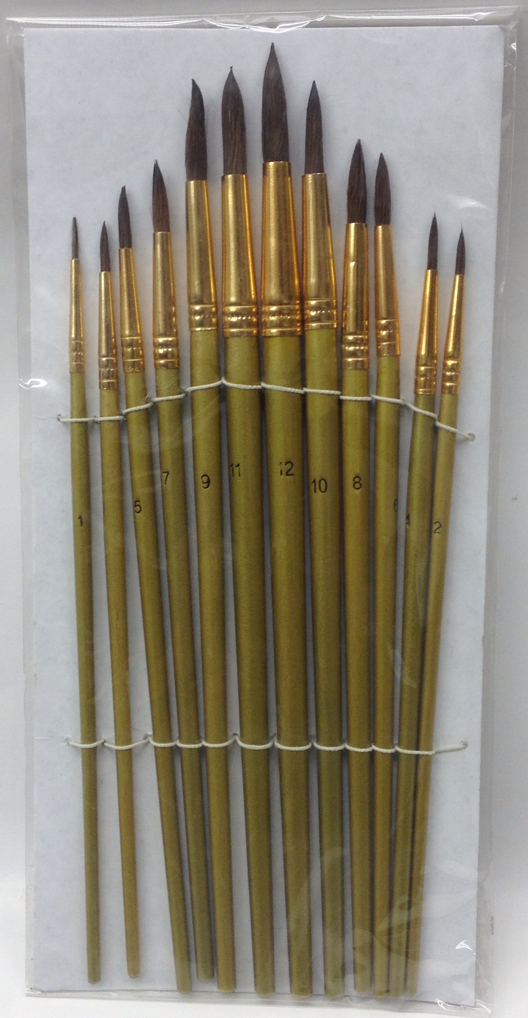 Lot of 12 Brand New! 2" Chip Brushes Perfect for  Adhesives/Paint/Touchups 