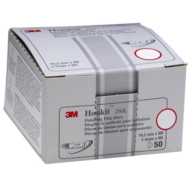 3M 00908 - Hookit (Hook & Loop) Finishing Film Disc, 3 inch - P1200 grit (50 Pack) - FREE SHIPPING
