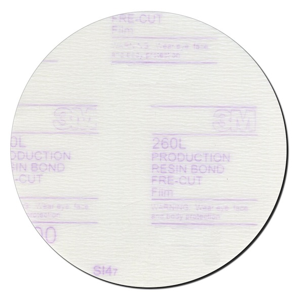 3M 00950 Gold Finishing Film Disc 6in P1500 Grit 