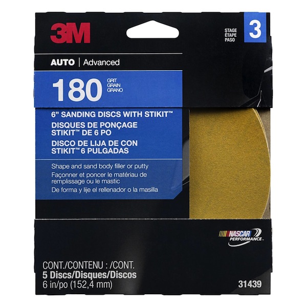 thumbnail image 2 of 3M Stikit Paper Disc Roll 236U – PSA Adhesive Sanding Discs, Aluminum Oxide, P150 Grit, 6" Diameter 2 of 11