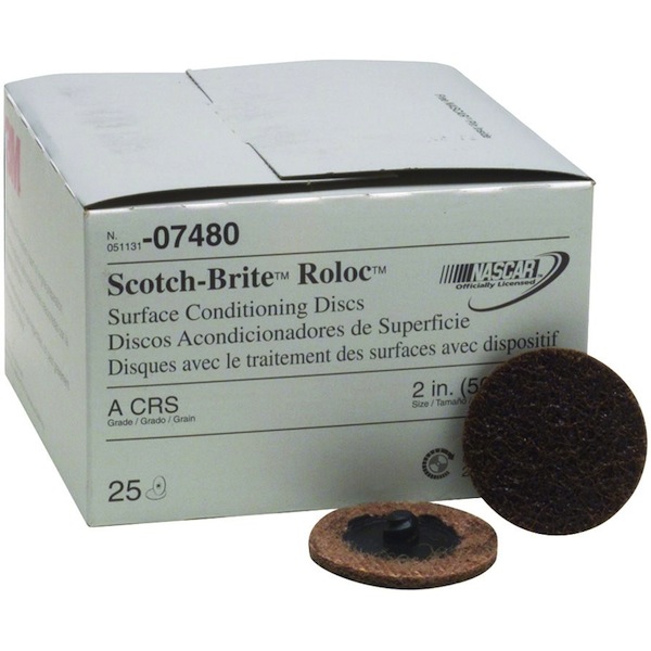 3M 07480 - Scotch-Brite Surface Conditioning Disc, Roloc, 2 inch