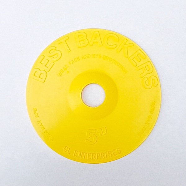 GL ENTERPRISES COSTER 1405 - "BEST BACKERS" Grinding Disc Backing Plate, Plastic - 5 inch - FREE SHIPPING
