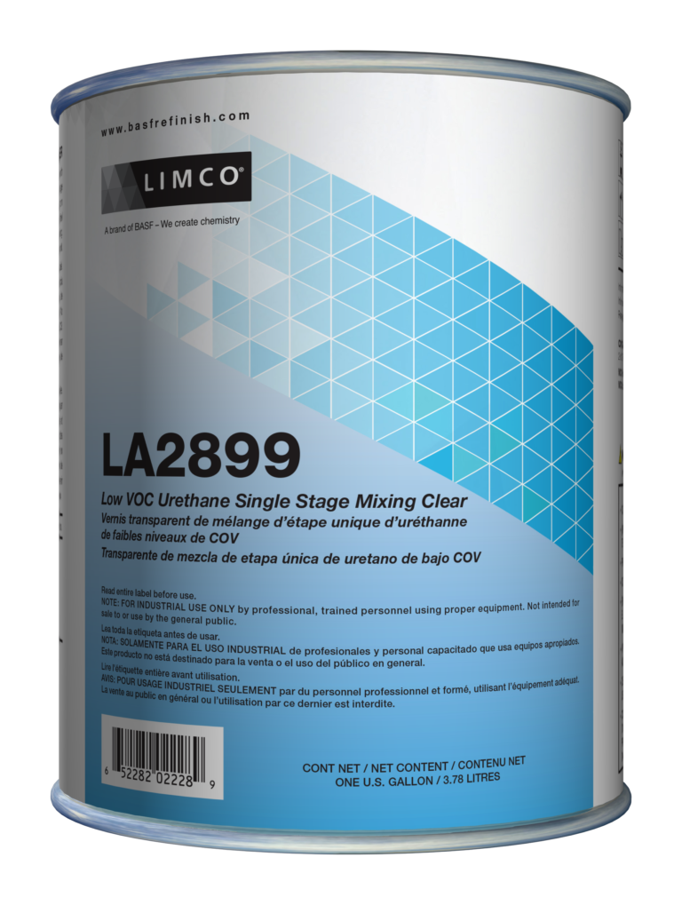 LIMCO LA2899 Low VOC Urethane Single Stage Mixing Clear CALL FOR