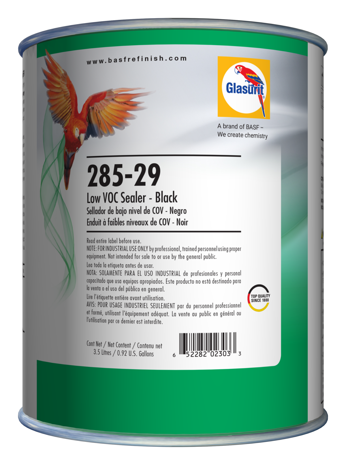 Glasurit 285-29   Low VOC Sealer - Black -  CALL FOR PRICE!