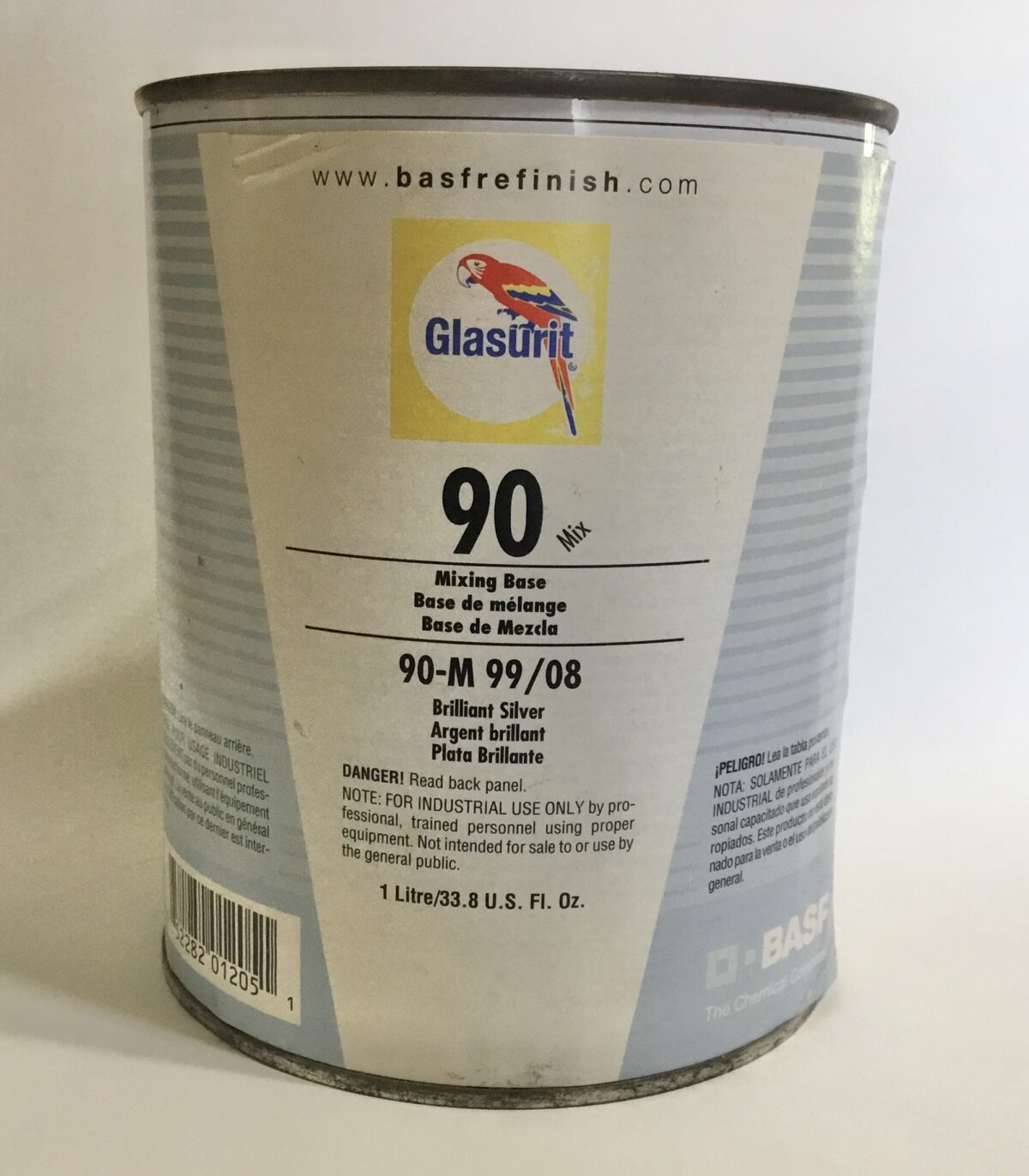 Glasurit 90M9908 Mixing Base - Brilliant Silver - CALL FOR PRICE!