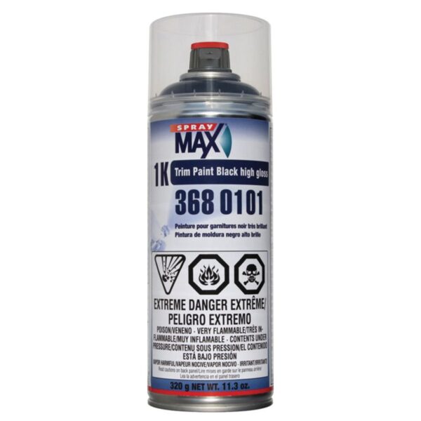 SprayMax 3680101 1K Trim Paint, 11.3 oz Aerosol Can
