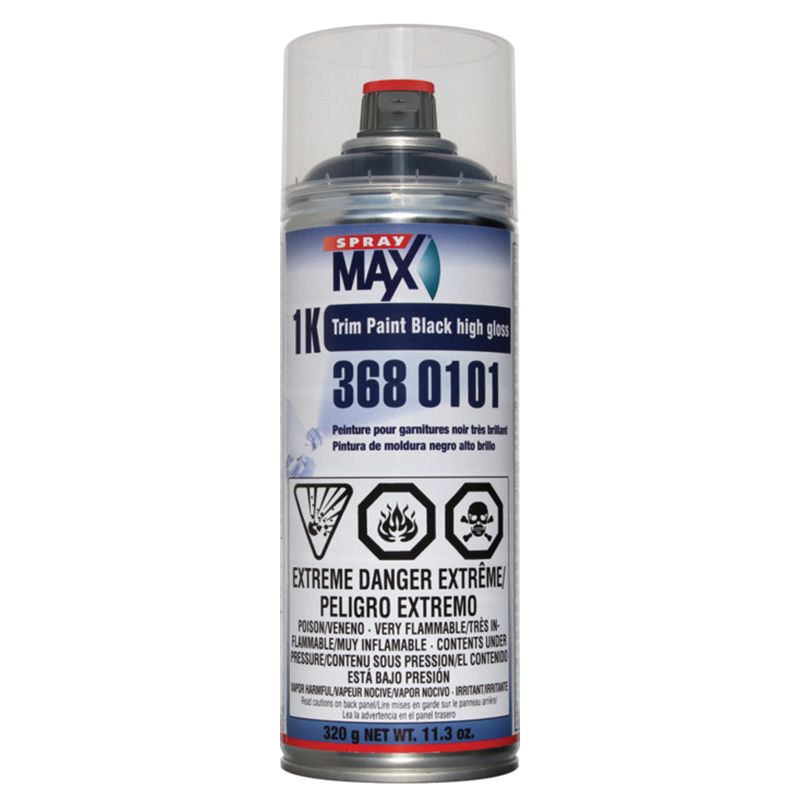 SprayMax 3680101 1K Trim Paint, 11.3 oz Aerosol Can