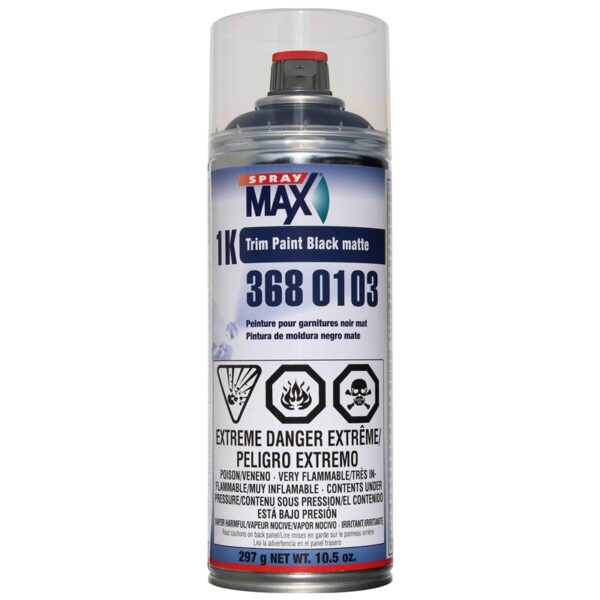 SprayMax 3680103 1K Trim Paint, 10.5 oz Aerosol Can