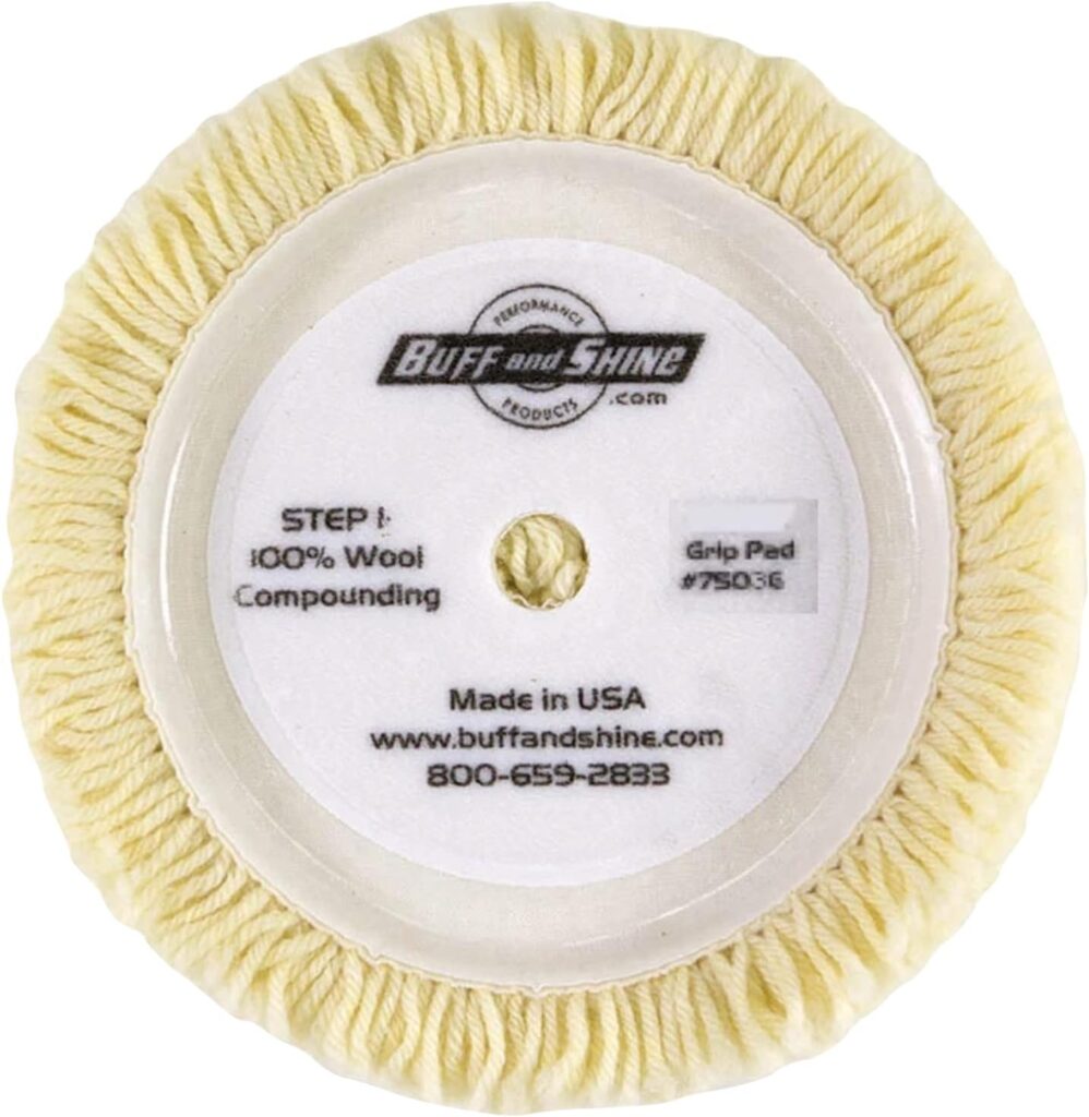 Buff And Shine 7503G 7.5 In. Dia. X 1.5 In. Grip Buffing Pad - Home
