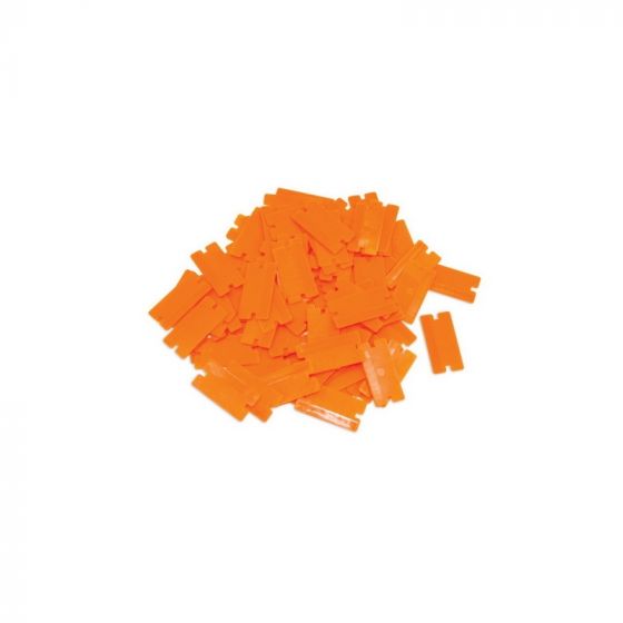 Plastic Single Blunt Edge Dozer Blade 100 Pack - Image 2