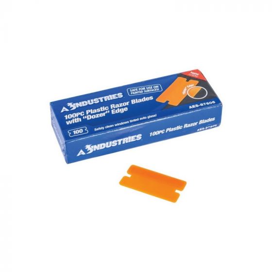 Plastic Single Blunt Edge Dozer Blade 100 Pack - Image 4