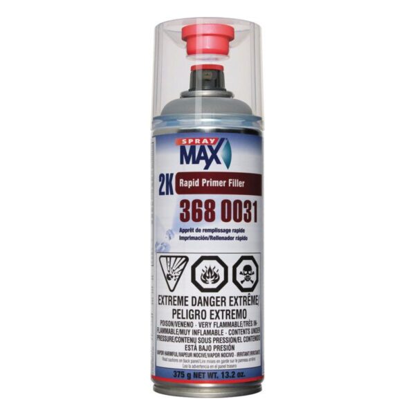 SprayMax 3680031 Universal 2K Rapid Primer Filler Gray