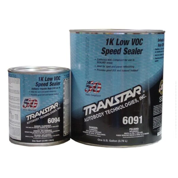 TRANSTAR 6091 1K Speed Sealer, 1 gal Round Can, Gray